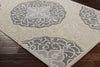 Surya Cosmopolitan COS-9302 Moss Medium Gray Taupe Cream Area Rug Corner Image