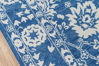 Momeni Cosette COS-3 Blue Area Rug Close up