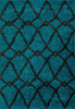 Loloi Cosma HCO01 Blue / Charcoal Area Rug  Feature