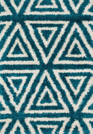 Loloi Cosma HCO02 Blue / Ivory Area Rug  Feature