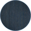 Surya Continental COT-1935 Navy Area Rug 8' Round