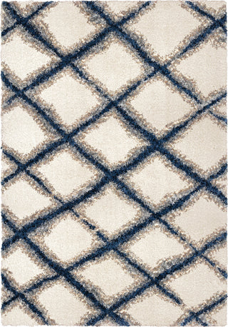 Orian Rugs Cotton Tail Line Trellis White Area Rug by Palmetto Living main image