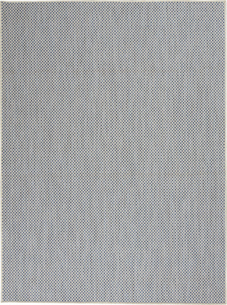 Nourison Courtyard COU01 Ivory Blue Area Rug