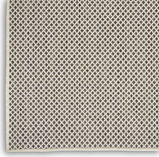 Nourison Courtyard COU01 Ivory Charcoal Area Rug