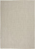 Nourison Courtyard COU01 Ivory Silver Area Rug