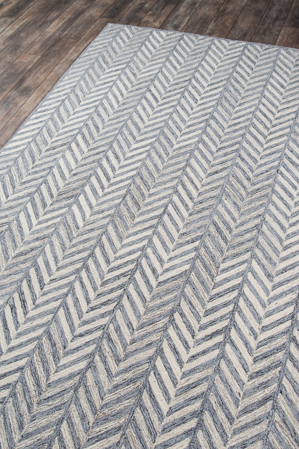 Momeni Cortland CRT-2 Grey Area Rug Corner Image Feature