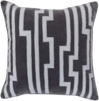 Surya Velocity Charming Key Print COV-001 Pillow by Candice Olson 18 X 18 X 4 Down filled