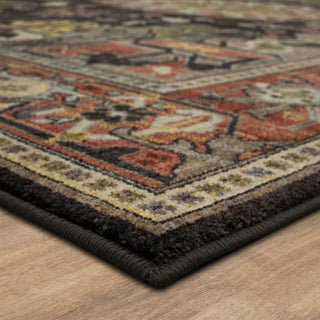 Karastan Pandora Covetous Charcoal Area Rug Corner 