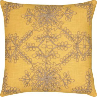 Rizzy Pillows T06200 Mustard