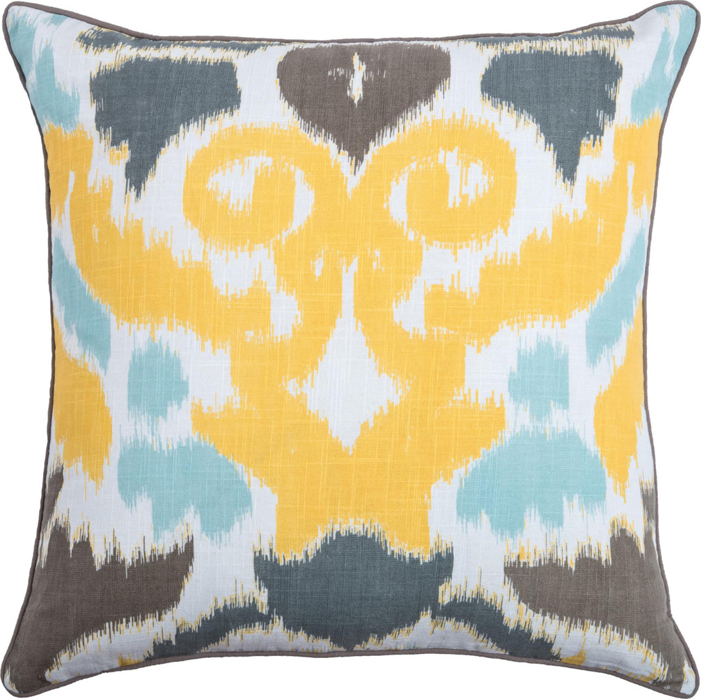 Rizzy Pillows T08620 Yellow by Laura Fair