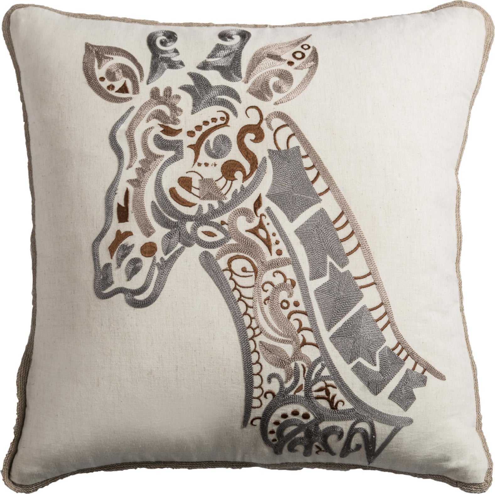 Rizzy Pillows T09552 Ivory