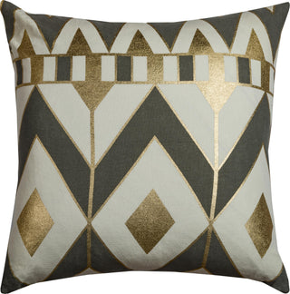 Rizzy Pillows T10545 Gray by Rachel Kate