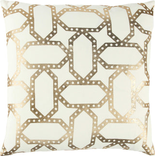 Rizzy Pillows T13299 Ivory