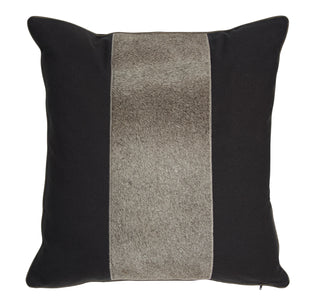 Auskin Luxury Skins Cushion Cow 30x50cm Midnight Pewter