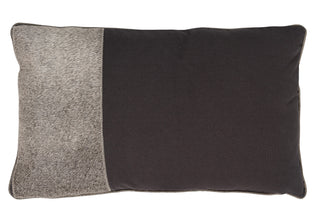 Auskin Luxury Skins Cushion Cow Square 50cm Dusk Pewter