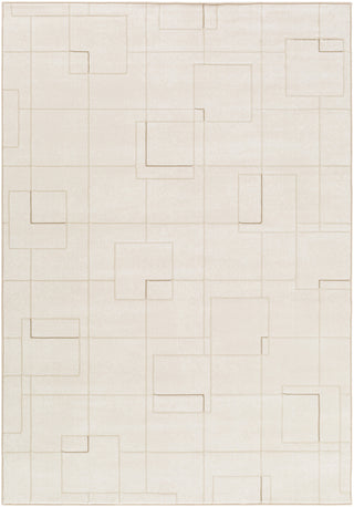 Contempo CPO-3718 White Machine Woven Area Rug by Surya 5'3'' X 7'6''