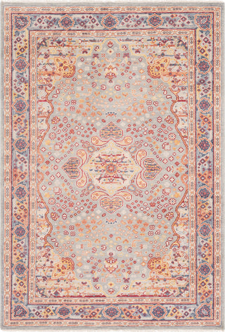 Surya Cappadocia CPP-5023 Sage Light Gray Dark Red Saffron Burnt Orange Charcoal Denim Khaki Area Rug main image