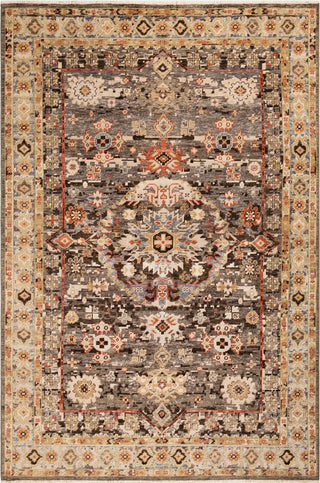 Surya Cappadocia CPP-5029 Taupe Cream Camel Tan Black Light Gray Denim Area Rug main image