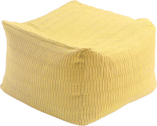 Surya Caplin CPPF-005 Yellow Pouf main image