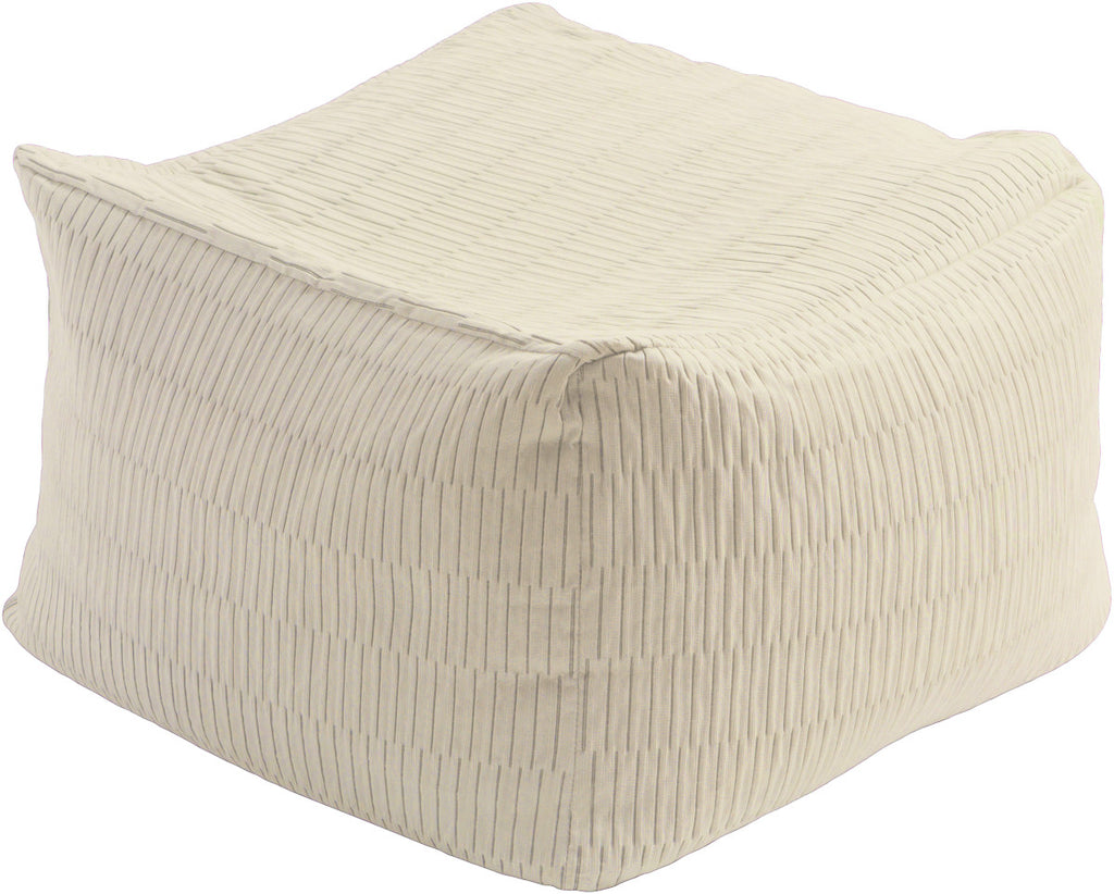 Surya Caplin CPPF-006 Neutral Pouf main image