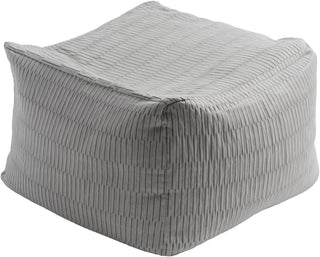 Surya Caplin CPPF-007 Gray Pouf