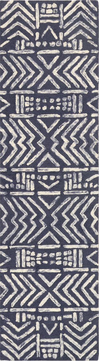 Trans Ocean Cyprus 7880/33 Batik Navy Area Rug by Liora Manne