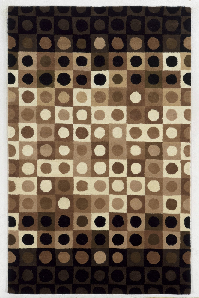 Rizzy Craft CF8585 Beige / Black Area Rug