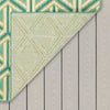 Karastan Drew and Jonathan Outdoor Cranleigh Wintergreen Area Rug Back Image