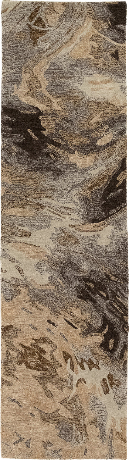 Trans Ocean Corsica 9151/12 Storm Natural Area Rug by Liora Manne