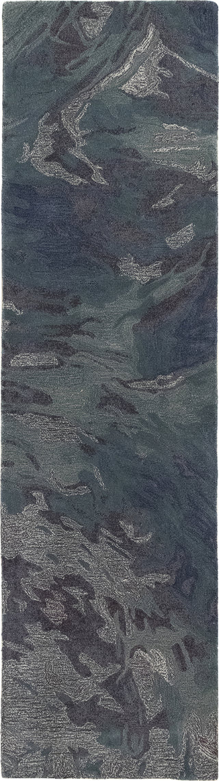 Trans Ocean Corsica 9151/93 Storm Blue Area Rug by Liora Manne