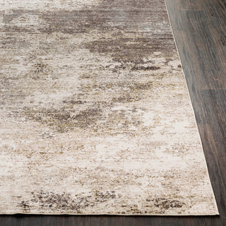 Surya Crescendo CRC-1009 Beige Medium Gray Charcoal Dark Brown Camel Area Rug Detail Image