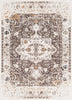 Surya Crescendo CRC-1010 Dark Brown Charcoal Khaki Silver Gray Camel Beige Area Rug main image
