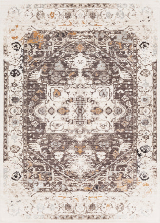 Surya Crescendo CRC-1010 Dark Brown Charcoal Khaki Silver Gray Camel Beige Area Rug main image