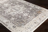 Surya Crescendo CRC-1010 Dark Brown Charcoal Khaki Silver Gray Camel Beige Area Rug Corner Image