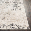 Surya Crescendo CRC-1012 Khaki Beige Dark Brown Silver Gray Area Rug Detail Image
