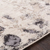 Surya Crescendo CRC-1012 Khaki Beige Dark Brown Silver Gray Area Rug Texture Image