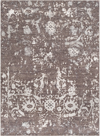 Surya Crescendo CRC-1013 Camel Dark Brown Khaki Silver Gray Area Rug main image