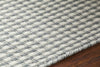 Chandra Crest CRE-33501 Beige/Grey Area Rug Detail