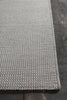 Chandra Crest CRE-33504 Grey/White Area Rug Corner Shot