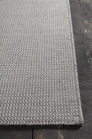 Chandra Crest CRE-33504 Grey/White Area Rug Corner Shot