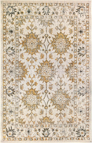 Trans Ocean Carmel 8418/12 Vintage Floral Natural Area Rug by Liora Manne