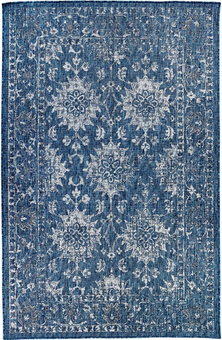 Trans Ocean Carmel 8418/33 Vintage Floral Navy Area Rug by Liora Manne