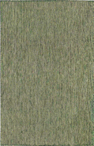 Trans Ocean Carmel 8422/06 Texture Stripe Green Area Rug by Liora Manne