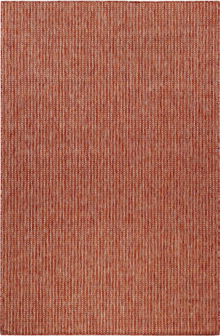 Trans Ocean Carmel 8422/24 Texture Stripe Red Area Rug by Liora Manne