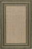 Trans Ocean Carmel 8425/06 Multi Border Green Area Rug by Liora Manne