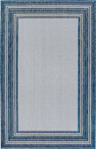 Trans Ocean Carmel 8425/33 Multi Border Navy Area Rug by Liora Manne