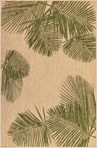 Trans Ocean Carmel 8439/06 Palm Green Area Rug by Liora Manne