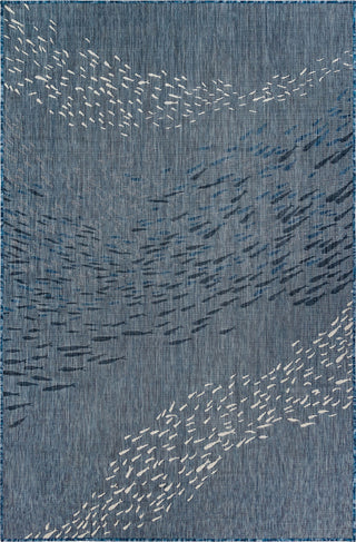 Trans Ocean Carmel 8449/33 School Of Fish Navy Area Rug by Liora Manne