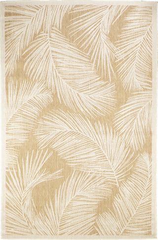 Trans Ocean Carmel 8474/12 Fronds Beige Area Rug by Liora Manne