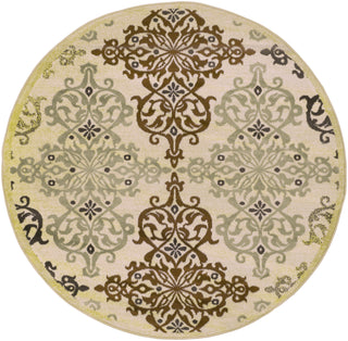 Artistic Weavers Crete Elise Green Multi Area Rug Round